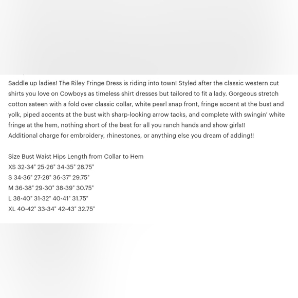 NWOT Riley Fringe dress in red and white Fables by Barrie western rockabilly - Picture 5 of 11